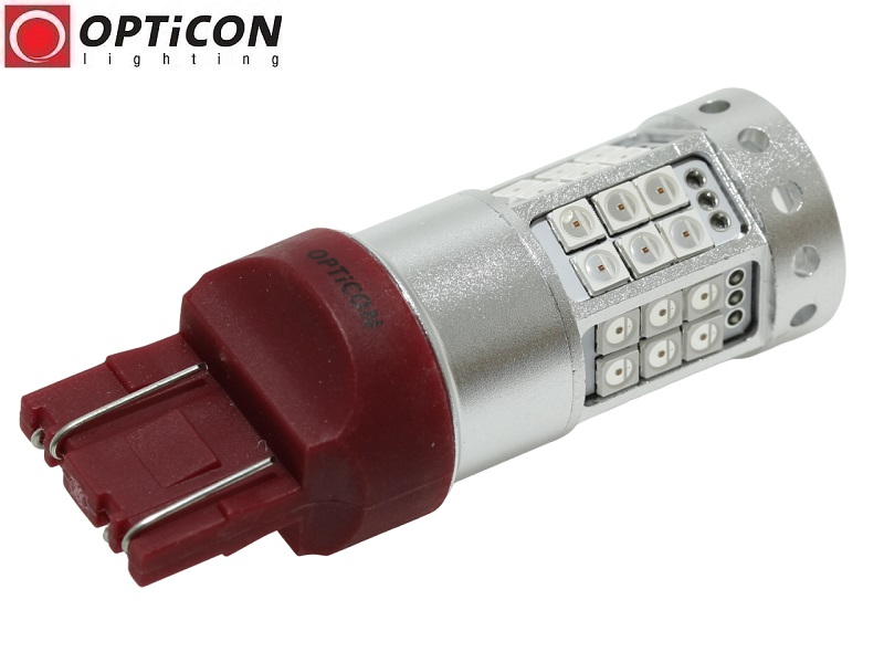 Żarówka Led W21/5W T20 7443 42x SMD3030 12V Czerwony CANBUS PREMIUM Żarówka Led W21/5W T20 7443 42x SMD3030 12V Czerwony CANBUS PREMIUM